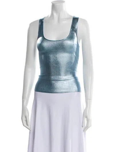 Pre-owned Tom Ford Printed Scoop Neck Top W/ Tags
