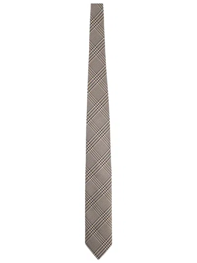 Tom Ford Luxurious Silk Tie For Men In Burgundy