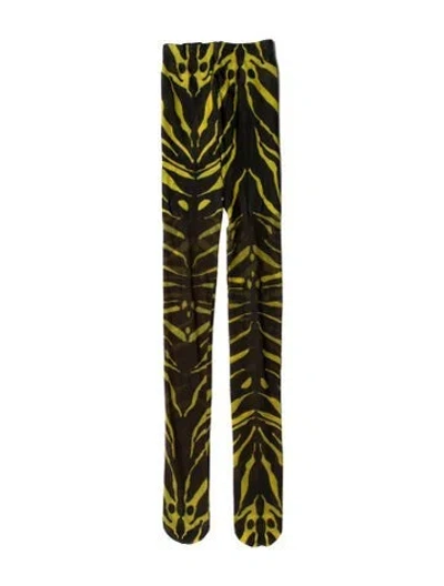 Pre-owned Tom Ford Printed Skinny Leg Pants In Black