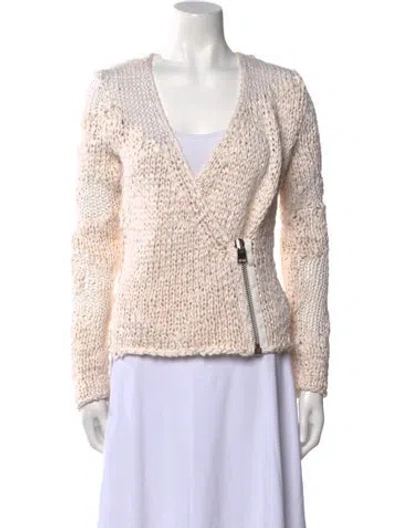 Pre-owned Tom Ford Printed V-neck Sweater In Neutral