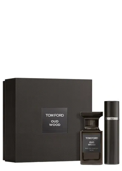 Tom Ford Private Blend Oud Wood Eau De Parfum Set 50ml In White