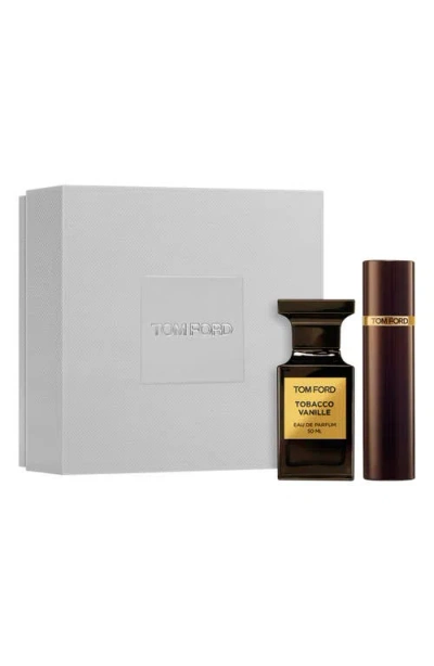 Tom Ford Private Blend Tobacco Vanille Eau De Parfum Gift Set $375 Value In Transparent
