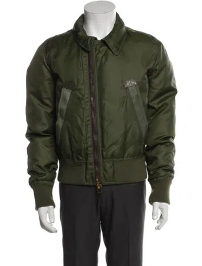 Pre-owned Tom Ford Puffer Coat In Green
