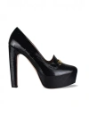 Tom Ford 135mm Whitney Shiny Croc-embossed Leather Platform Pumps
