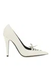 Tom Ford Lace-up Pointed-toe Pumps In White