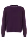 Tom Ford Long-sleeved Crewneck Jumper In Purple