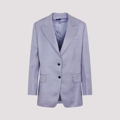 TOM FORD PURPLE SOFT TWILL BOYFRIEND JACKET