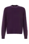 Tom Ford Long-sleeved Crewneck Jumper In Purple
