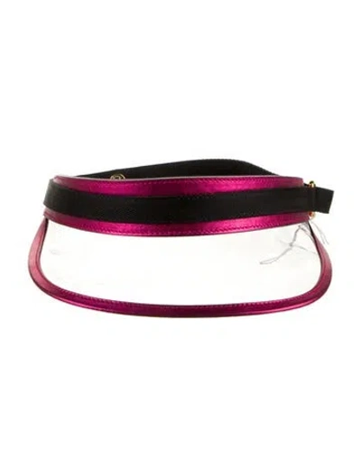 Pre-owned Tom Ford Pvc Visor Hat In Transparent