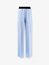 Tom Ford Pyjamas Stretch Satin Trousers In Blue