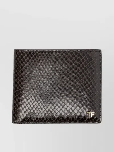 Tom Ford Python Print Bifold Wallet