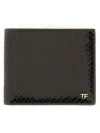 Tom Ford T-line Python Embossed Leather Bifold Wallet