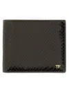 Tom Ford T-line Python Embossed Leather Bifold Wallet
