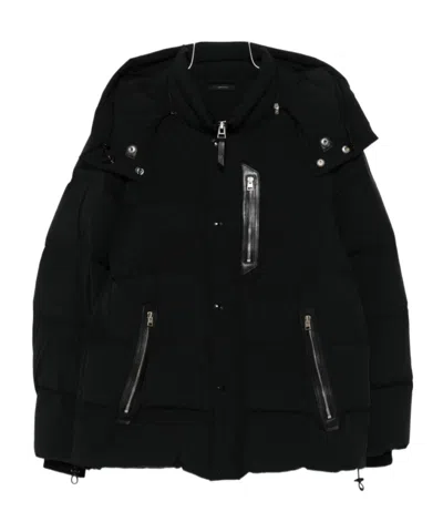 Tom Ford Quilted Down Jacket In Black