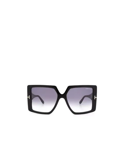 Tom Ford Quinn Square Frame Sunglasses In Purple
