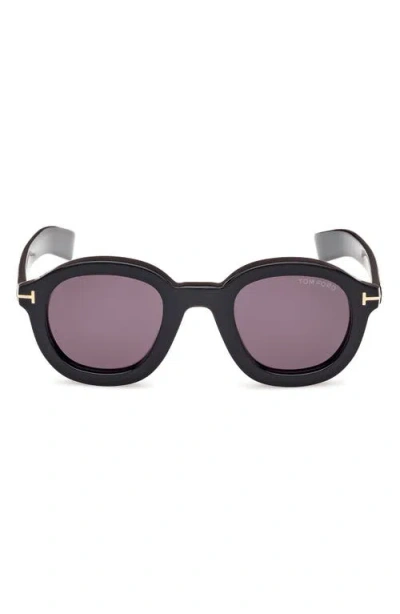 Tom Ford Raffa Ft1100 01a In Shiny Black