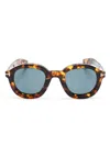 Tom Ford Raffa Pantos-frame Sunglasses In Brown