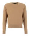 Tom Ford Raglan-sleeve Cashmere Sweater In Brown