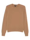 Tom Ford Raglan-sleeve Cashmere Sweater In Neutral