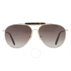 TOM FORD TOM FORD RAPHAEL GRADIENT BROWN PILOT MEN'S SUNGLASSES FT0995 32F 59