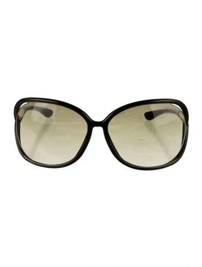 Pre-owned Tom Ford Raquel Oversize Sunglasses In Green