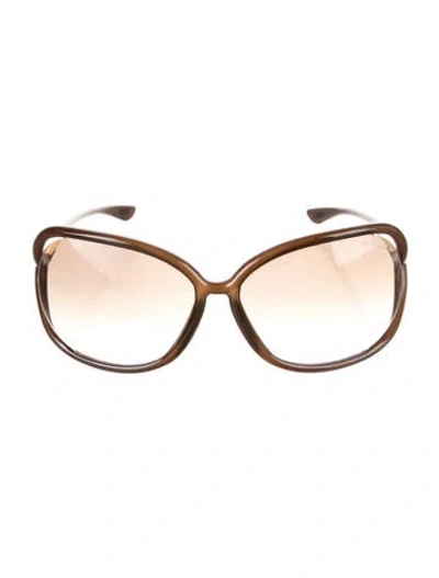 Pre-owned Tom Ford Raquel Oversize Sunglasses In Multi
