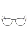Tom Ford Rectangle-frame Glasses In Gray