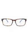 Tom Ford Rectangle-frame Glasses In Brown