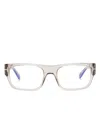Tom Ford Rectangle-frame Glasses In Grey