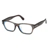 Tom Ford Rectangle Full-rim Glasses In Brown