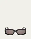 Tom Ford Rectangle Icon Collection Sunglasses In Black