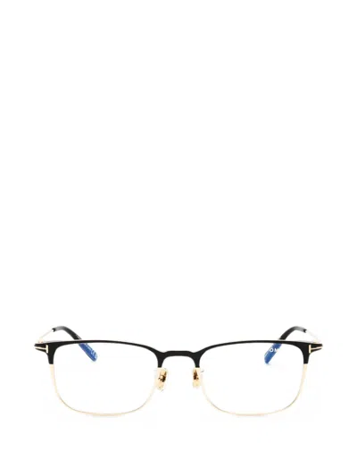 Tom Ford Rectangle-frame Glasses In Black