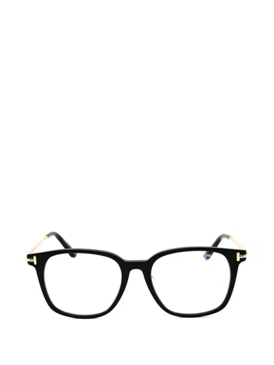 Tom Ford Rectangle-frame Glasses In Black