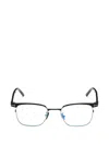 Tom Ford Rectangle-frame Glasses In Gray