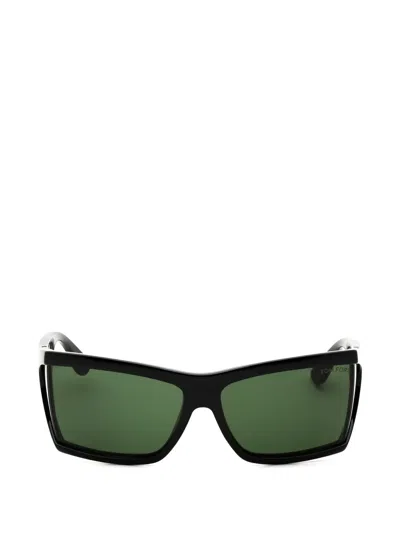 Tom Ford Rectangle-frame Sunglasses In Black