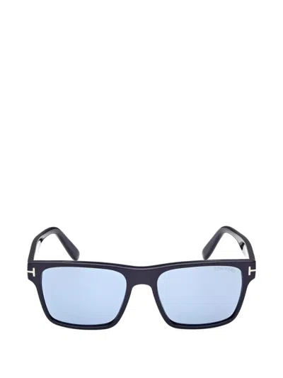 Tom Ford Rectangle-frame Sunglasses In Black