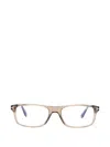Tom Ford Rectangle-frames Glasses In Brown