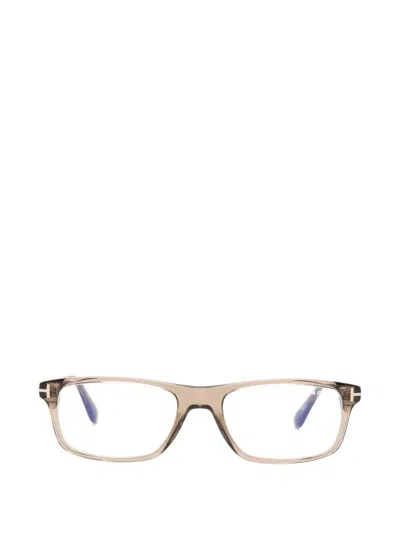Tom Ford Rectangle-frames Glasses In Brown