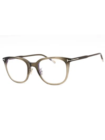 Tom Ford Rectangular Acetate Men's Eyeglasses - Stylish And Comfortable In Green
