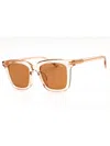 Tom Ford Rectangular Acetate Unisex Sunglasses In Pink