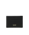 Tom Ford Rectangular Card Holder In Black