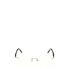 Tom Ford 54mm Rectangular Blue Light Blocking Optical Glasses In White