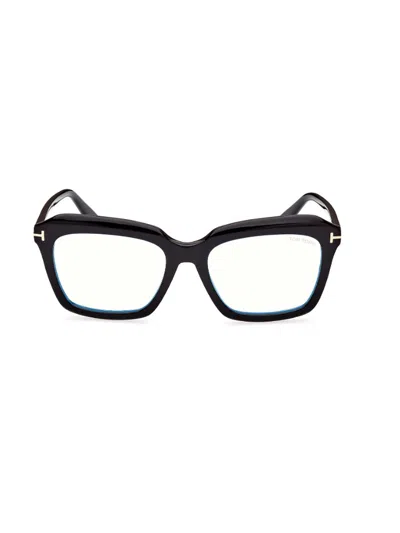 Tom Ford Rectangular-frame Glasses In 001