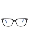 Tom Ford Rectangular-frame Glasses In Black