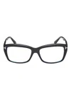 Tom Ford Rectangular-frame Optical Glasses In Black