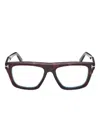 Tom Ford Rectangular-frame Optical Glasses In Brown