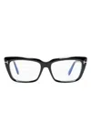 Tom Ford Rectangular-frame Optical Glasses In Schwarz