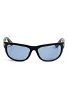 Tom Ford Rectangular-frame Sunglasses In Black