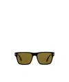 Tom Ford Rectangular Sunglasses In Black