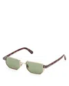 Tom Ford Rectangular Sunglasses, 51mm In Red